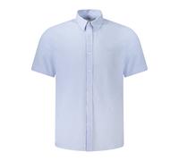 Guess - Camisa de Manga Corta a Cuadros - Shirts - Hombre - Azul - L -