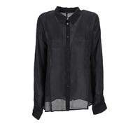 GUESS Camisa de mujer Art W5YH1A WHCR2, Jblk, XL