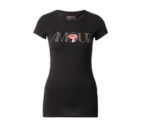 GUESS Camiseta 'AMOUR' oro / rojo claro / negro / plata L oro / rojo claro / negro / plata