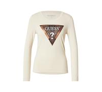 GUESS Camiseta arena / bronce / blanco L arena / bronce / blanco