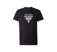 GUESS Camiseta azul claro / naranja / negro / blanco, Talla S