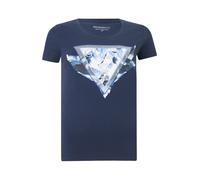 GUESS Camiseta azul real / azul oscuro / negro / offwhite XS EUR