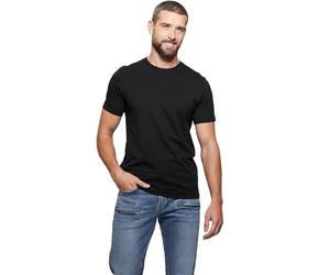 GUESS Camiseta Básica Hombre, Manga Corta, Negro, Estilo Casual (FR/ES, Letras, L, Regular, Regular, Negro)
