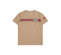 GUESS Camiseta beige claro / marrón / rojo / negro 176 beige claro / marrón / rojo / negro