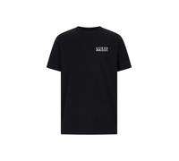 GUESS Camiseta 'Cali' negro / blanco M negro / blanco
