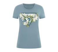 GUESS Camiseta 'CAMELIA' azul ahumado / verde / petróleo / blanco S azul ahumado / verde / petróleo / blanco