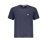 Guess - Camiseta de algodón azul con cuello redondo - Tops - Hombre - Azul - S -