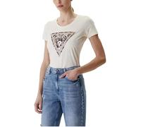 GUESS Camiseta de mujer Art W6RI32 J1314, Blanco perla, XXL