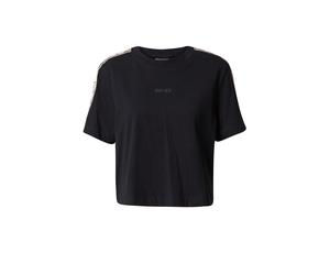 GUESS Camiseta funcional 'BRITNEY' beige / negro / blanco S beige / negro / blanco