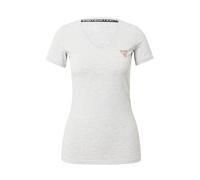 GUESS Camiseta gris claro / rojo / negro / blanco L gris claro / rojo / negro / blanco
