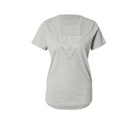 GUESS Camiseta gris moteado / transparente / blanco S gris moteado / transparente / blanco