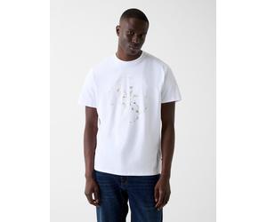 GUESS Camiseta gris oscuro / negro / blanco / offwhite M gris oscuro / negro / blanco / offwhite