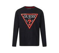 Guess Camiseta manga larga MILLO in Negro 18 ans