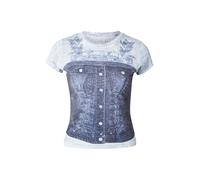GUESS Camiseta marino / azul denim / azul claro S marino / azul denim / azul claro