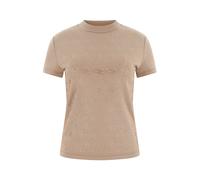 GUESS Camiseta marrón claro / oro M marrón claro / oro