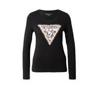 GUESS Camiseta marrón / marrón claro / negro / blanco M marrón / marrón claro / negro / blanco