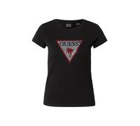 GUESS Camiseta merlot / negro / plata S merlot / negro / plata