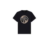 GUESS Camiseta moca / negro / blanco M EUR