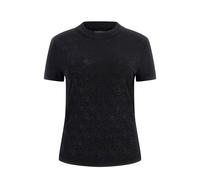 Guess.. Camiseta Mock Neck All Ove Negra W4BI26 J1314-JBLK S