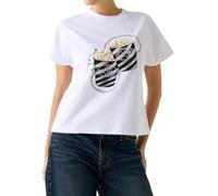 GUESS Camiseta mujer estampada blanca ES26GU28 W6RI28I3Z14, Color blanco., S