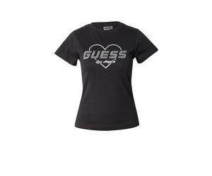 GUESS Camiseta 'NARCISO' gris claro / negro M gris claro / negro