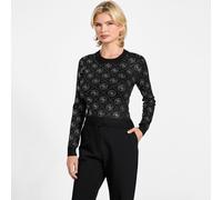 GUESS Jersey negro / plata S negro / plata
