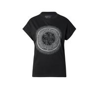 GUESS Camiseta negro / plata S negro / plata