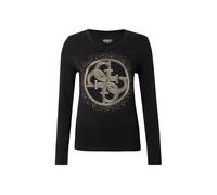 GUESS Camiseta oro / negro S EUR