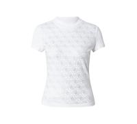 GUESS Camiseta plata / blanco L plata / blanco