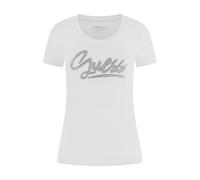 GUESS Camiseta plata / blanco M plata / blanco
