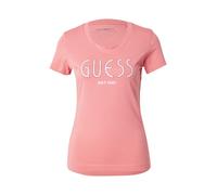 GUESS Camiseta rosa / transparente / blanco L rosa / transparente / blanco
