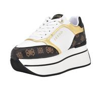 Guess Camrio para Mujer, Logotipo Blanco/Dorado Multi 140, 39.5 EU