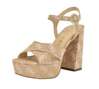 Guess CamrioSneaker para mujer, Logotipo blanco natural claro 112, 40 EU