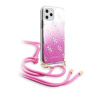 Guess Carcasa con Colgante Apple iPhone 11 Pro Rosa