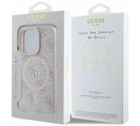 GUESS - Carcasa Magsafe Ring Classic Logo Serie iPhone 16, Funda Guess Serie iPhone 16 Ring Classic Logo MagSafe, Funda Guess Ring Classic Logo para Serie iPhone 16 - Compatible con MagSafe, GUESS