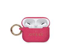 Guess Carcasa para Airpods Pro Silicone Cover Ring, Rosa