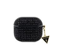 Guess Carcasa para Auriculares Diamante con Encanto, Negro