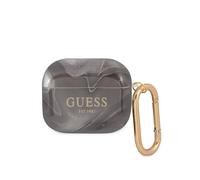 Guess Carcasa para Auriculares New Marble Anti-Shock, / Oro