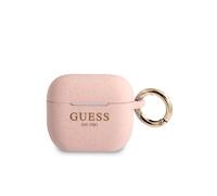 Guess Carcasa para Earbuds 3 Silicone Cover Ring, Rosa