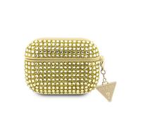 Guess Carcasa para Earbuds Pro 4G Diamante con Encanto, Dorado