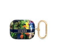 Guess Carcasa para Earbuds Pro Flowers con anillo, Multicolor