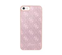 Guess - Carcasa para iPhone 5S/Se Rosa/Aluminio