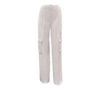 Guess- Cargo Matea Pantalón Pierna Ancha- Trousers- Mujer- Beige- S- Cargo Matea Pantalón Pierna Ancha