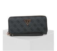 Guess Cartera LAUREL II SLG LARGE ZIP AROUND in Negro Unique