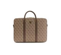 GUESS maletín con compartimento para portátil Milano Laptop Bag Beige/Brown marrón claro