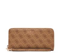 GUESS Brenton SLG Large Zip Around Wallet L Latte Logo