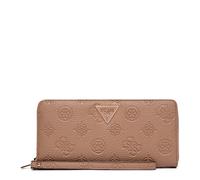 GUESS Cartera CRESIDIA II SLG LRG ZIP AROUND – Logo – Beige oscuro One Size