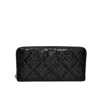 GUESS Monedero Libby SLG Zip Around Wallet Black Negro