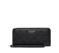 Guess Cartera Phoebe SLG con cremallera alrededor Grande L logo negro