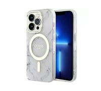 Guess Case 4G MagSafe Blanco - iPhone 14 Pro